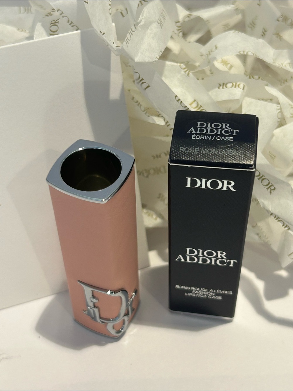Dior Addict Matte Pink Lipstick Case Rose Montagne NIB